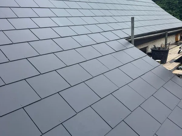 New slate roof